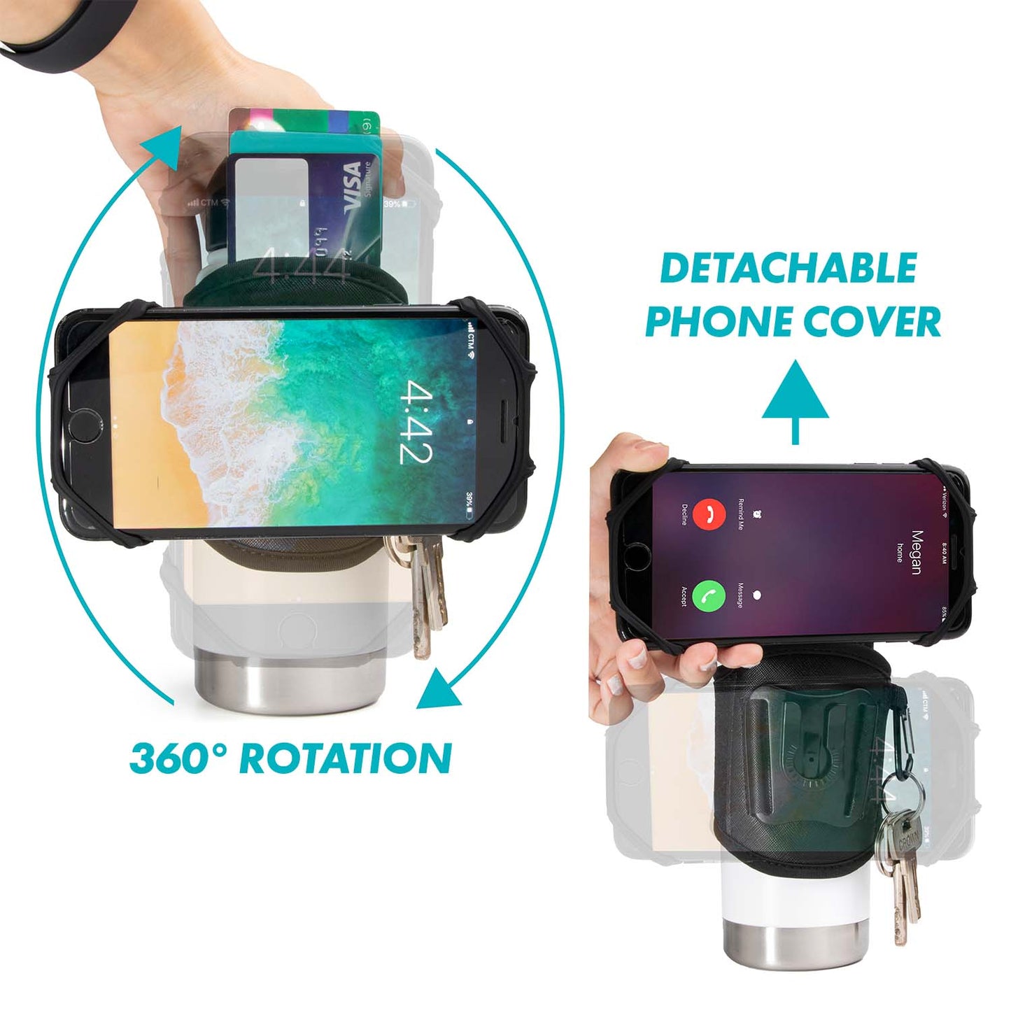 FitWallet Water Bottle Strap